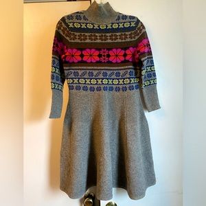MODA international lambs wool sweater dress